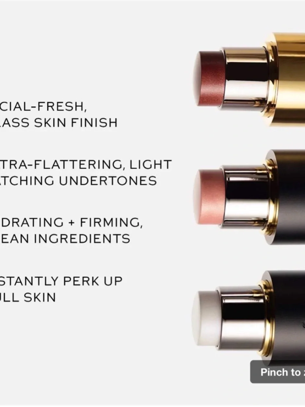 Westman Atelier Lit Up Glassy Highlighter Stick & Baby Cheeks Blush Stick -Petal